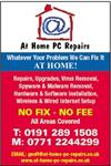 At Home PC Repairs - Wallsend