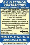 B G Electrical Contractors