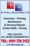 B Wall Building Ltd - Manchester