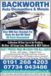 Backworth Auto Dismantlers & Metals