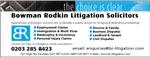 Bowman Rodkin Litigation Solicitors - London