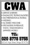 CWA Service & Repairs - London