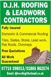 D J H Roofing & Leadwork Contractors - Oxford