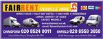 Fair Rent Vehicle Hire - London