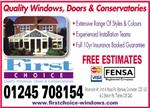 First Choice Windows & Conservatories Ltd - Colchester