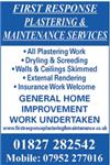 First Response Plastering & Maintenance Services - Tamworth