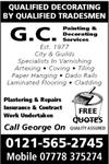 GC Painting & Decorating Services - Smethwick