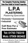 L P A Plastering - Swindon