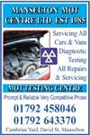 Manselton MOT Centre Ltd - Swansea