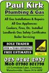 Paul Kirk Plumbing & Gas - Waterlooville