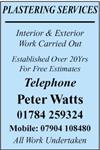 Peter Watts Plastering Services - London