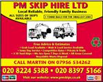 PM Skip Hire Ltd - Epsom