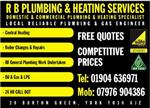 R B Plumbing & Heating - York