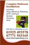 Rob Harvey Plumbing Service - Warrington