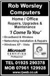 Rob Worsley Computers - Warrington