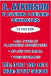 S. Atkinson Plastering & Building Contractors - Salford