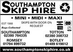 Southampton Skip Hire - Southampton