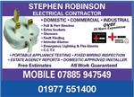 Stephen Robinson Electrical Contractor - Castleford