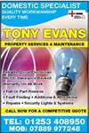 Tony Evans Property Services & Maintenance - Blackpool