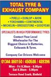 Total Tyre & Exhaust Co - Bracknell