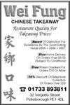 Wei Fung Chinese Takeaway - Peterborough