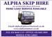 Alpha Skip Hire - London