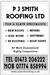 P J Smith Roofing Ltd - Ipswich