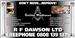 R F Dawson Ltd - Birkenhead